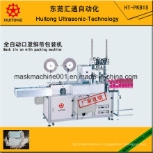 Automatic Ultrasonic Mask Tie-on Machine with Packing